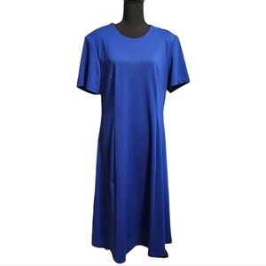 Anthony Richards Fit & Flair Cobalt Blue Midi Dress See Measurements for Size